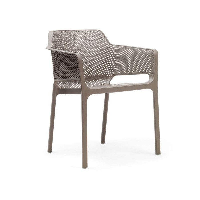 Stapelstoel Nardi Net Tortora/Taupe