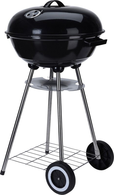 Barbecue 46 cm rond zwart. BBQ
RVS Rooster. Geen weggooi BBQ!!

