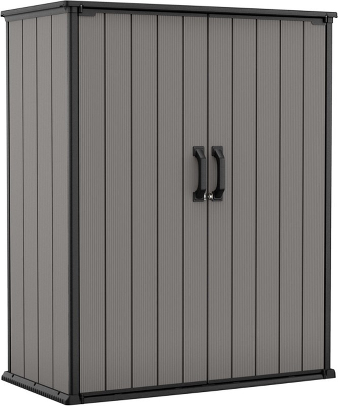 Keter Premier Tall Opbergkast grijs 139,5x77x170cm