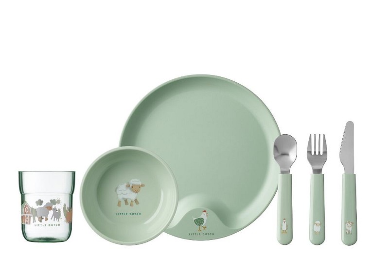 Kinderservies Mepal Mio 6-delig Little Dutch - Little Farm