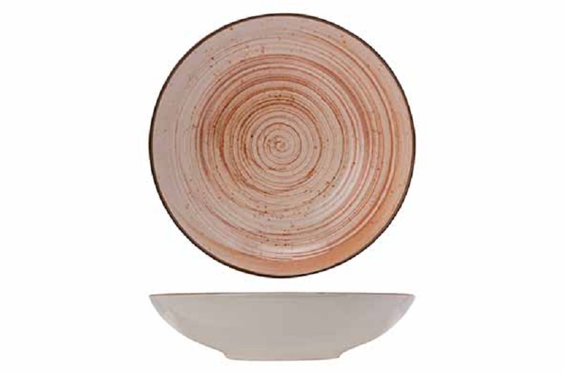 Sintra terracotta bord diep - aardewerk