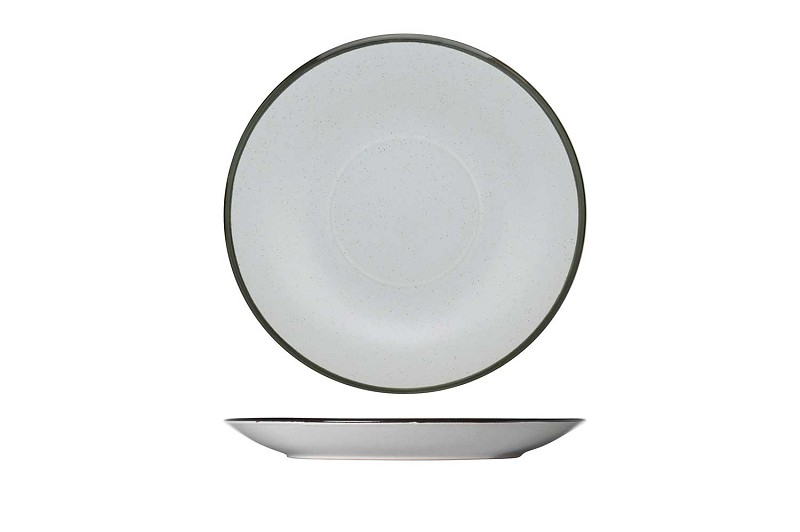 Speckle white schotel 14,5cm - aardewerk.