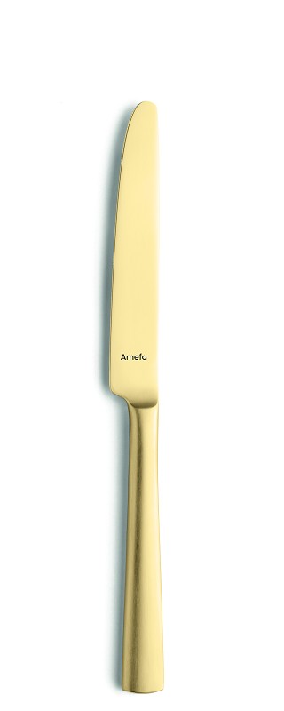 Amefa Ventura Gold Satin Table knife / tafelmes