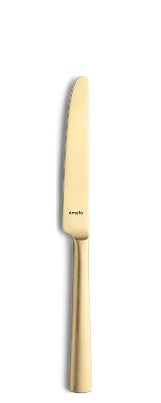 Amefa Ventura Gold Satin Dessert knife / dessertmes