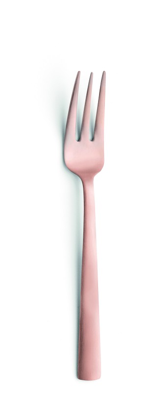 Amefa Ventura Copper Satin Cake fork / gebakvork