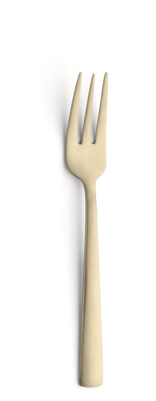 Amefa Ventura Cchampagne Satin Cake fork / gebakvork