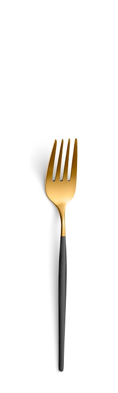 Amefa Soprano Black/Gold Cake Fork