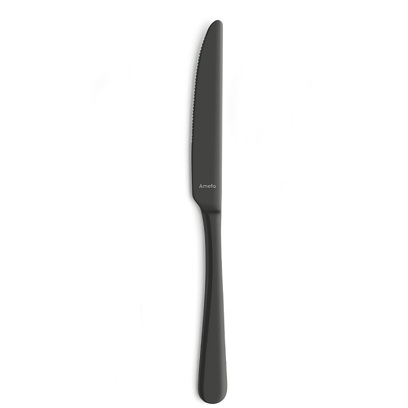 Amefa Austin Black Table Knife / tafelmes