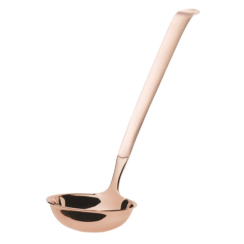 Amefa Buffet Copper Hanging Card Buffet Soup Ladle  (Copper PVD)