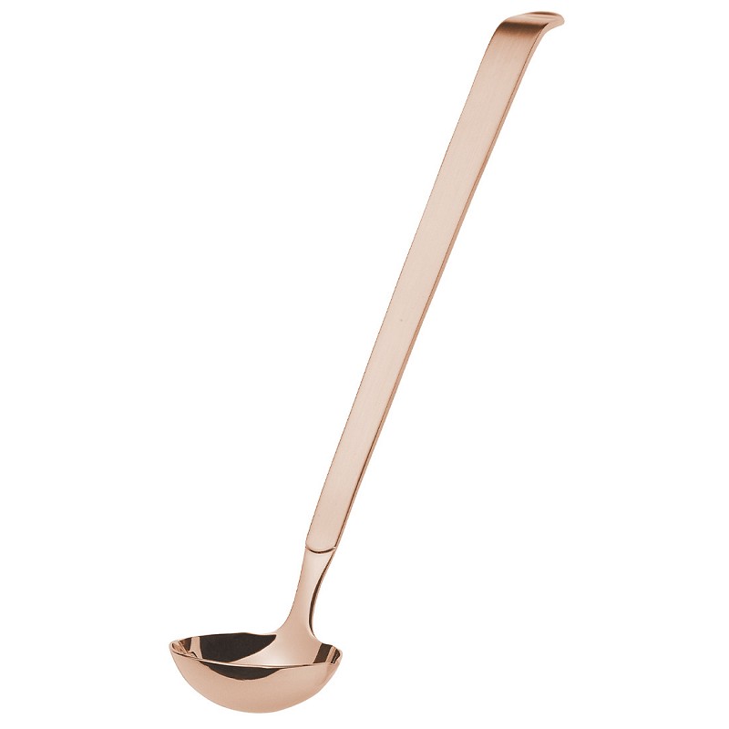 Amefa Buffet Copper Hanging Card Dressing Spoon  (Copper PVD)**