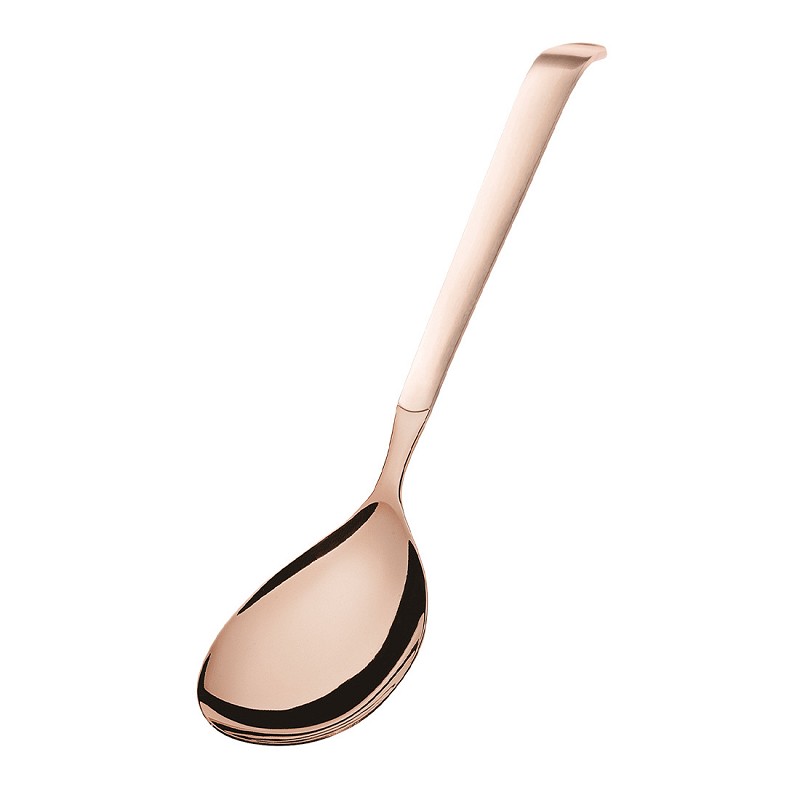 Amefa Buffet Copper Hanging Card Solid Serving Spoon  (Copper PVD)