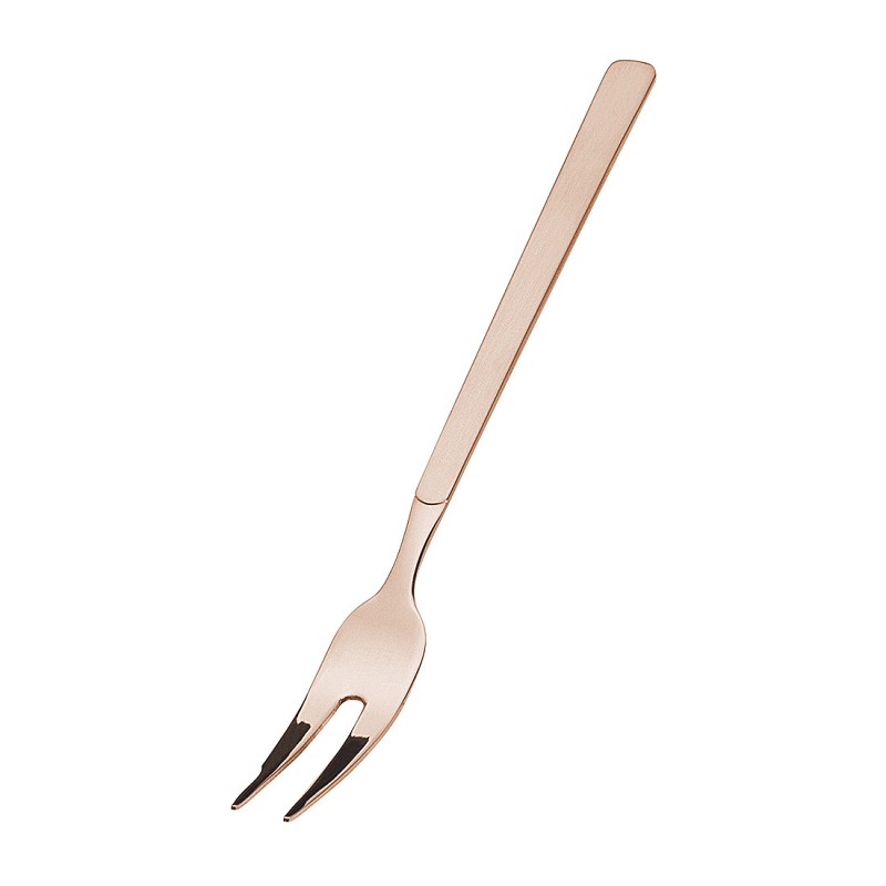 Amefa Buffet Copper Hanging Card Cold Meat Fork  (Copper PVD)**