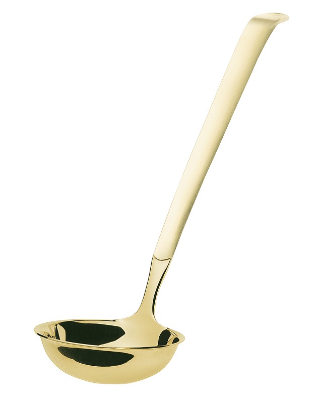 Amefa Buffet Gold Satin Bulk Buffet Soup Ladle (Gold PVD)