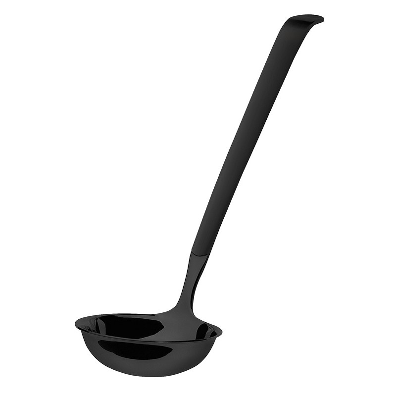 Amefa Buffet Black Satin Bulk Buffet Soup Ladle (Black PVD)