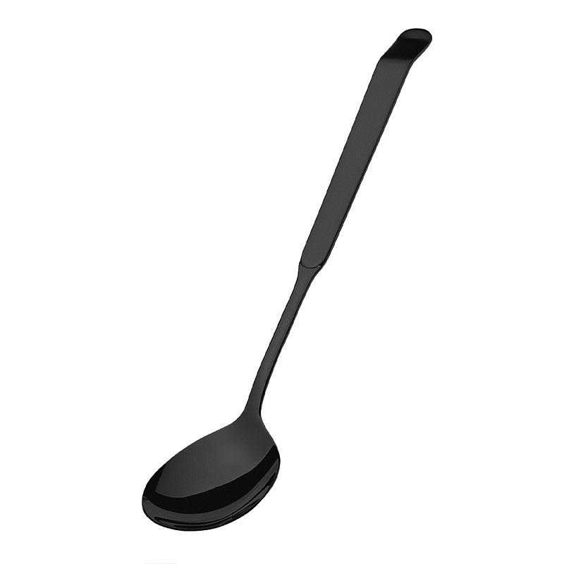 Amefa Buffet Zwart Satijnen Hangkaart Buffet Sal. Dienaar Lepel klein (zwart PVD)**