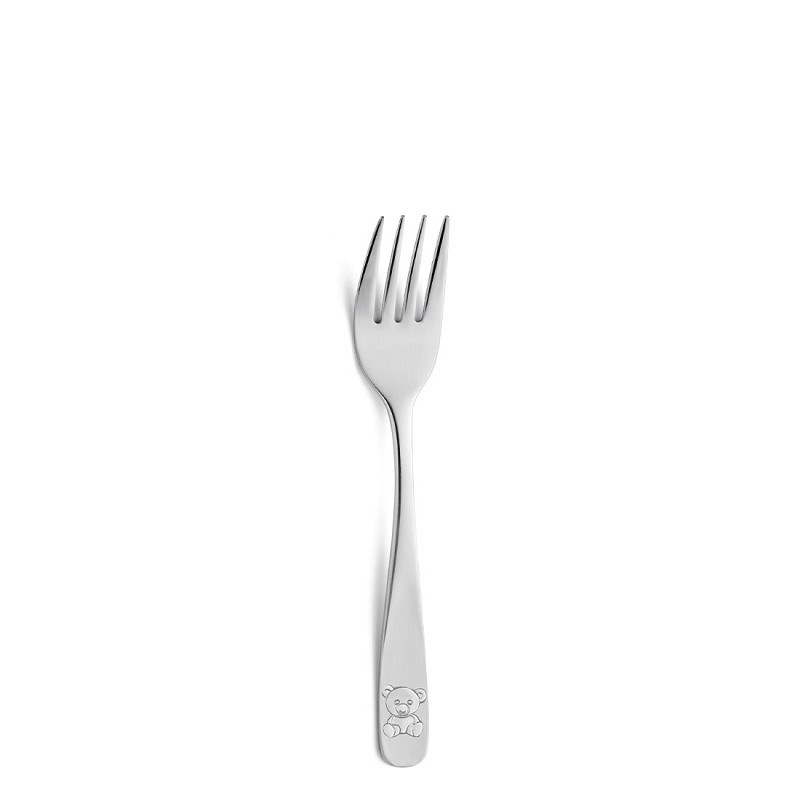 Amefa Bear Satin Children's fork / kindervork