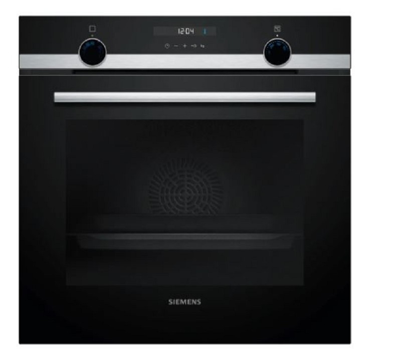 Siemens Inbouw magnetron met hetelucht, 60 x 45 cm, Inox