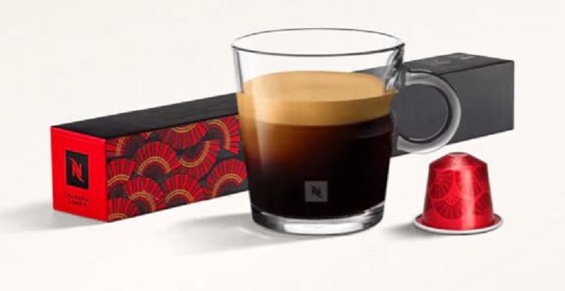 Nespresso Shanghai Lungo koffiecup (prijs per cup) Aantal cups per verpakking 10 stuks