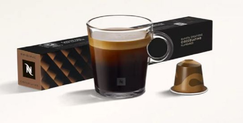 Nespresso Cioccolatino koffiecup (prijs per cup) Aantal cups per verpakking 10 stuks