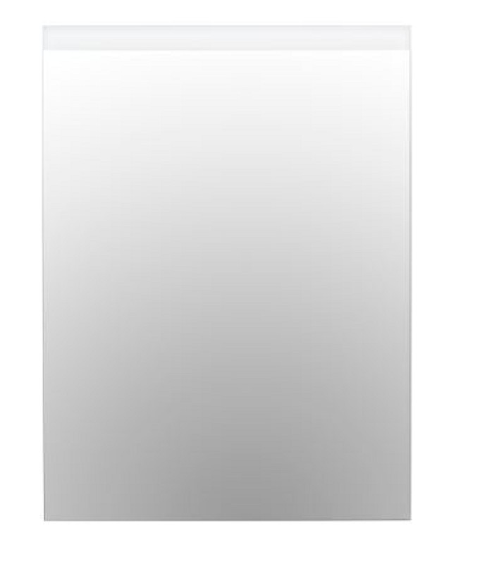 Spiegel 60x80cm met geïntegreerde LED verlichting boven met touchschakelaar

